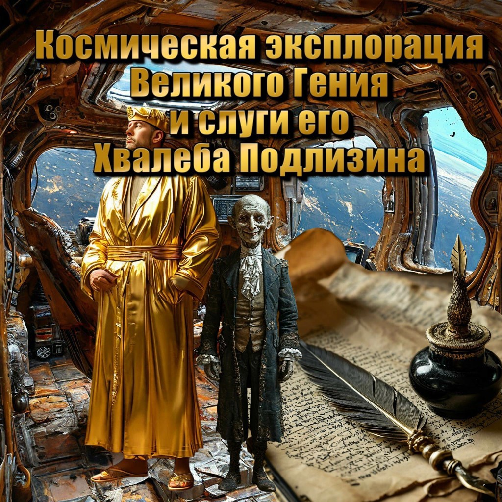 Космическая эксплорация Великого Гения и слуги его Хвалеба Подлизина.