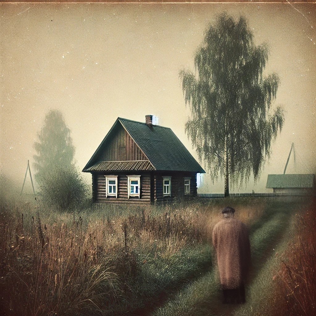 Папа на даче