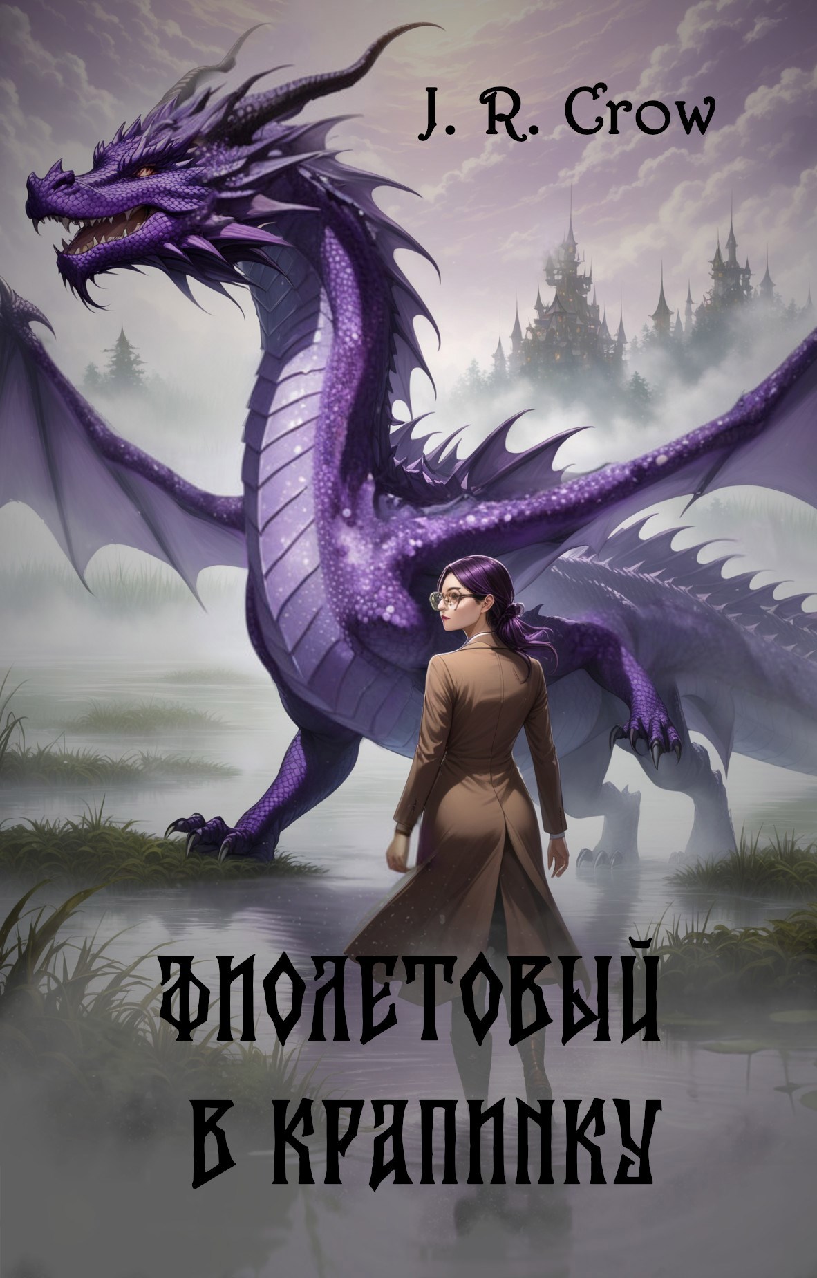 Фиолетовый в крапинку