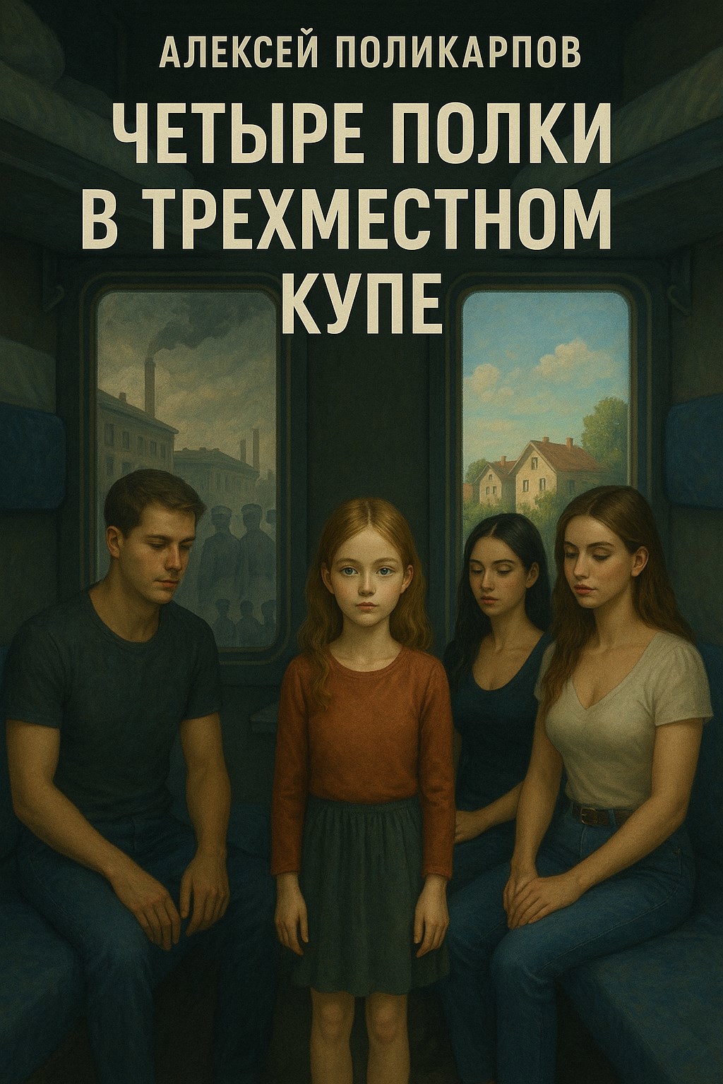 Четыре полки в трехместном купе