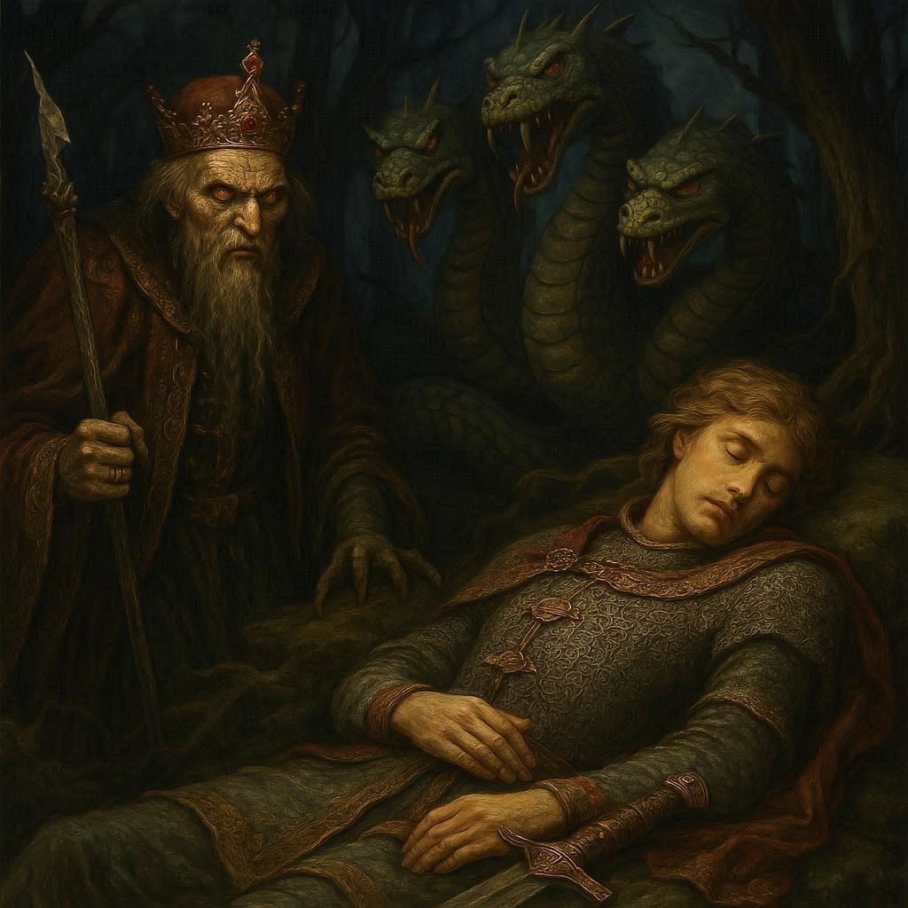 Анатомия режима сквозь призму волшебной сказки Кощей Змей и спящий богатырь