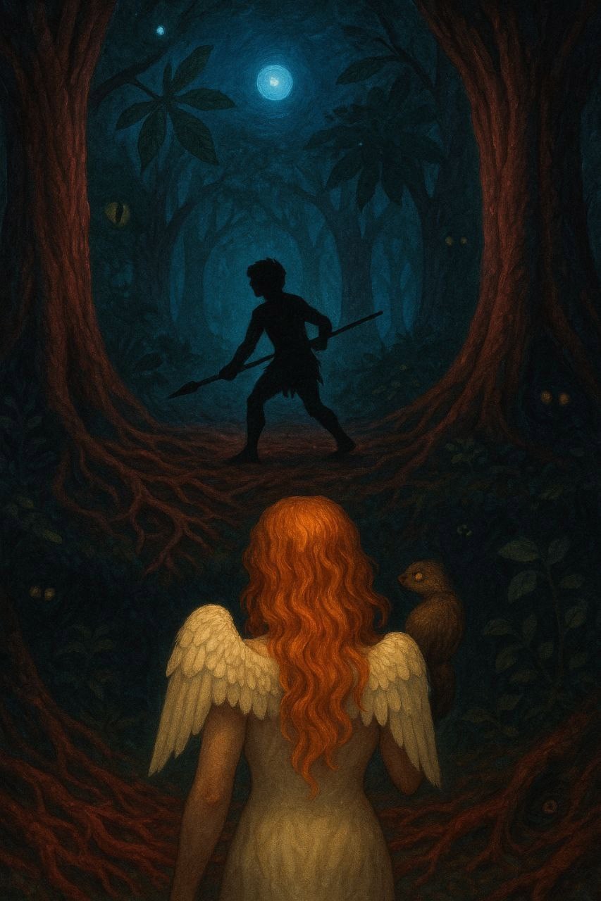 Багровый крест на древе