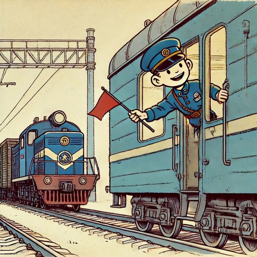Сказка про доброго духа поездов