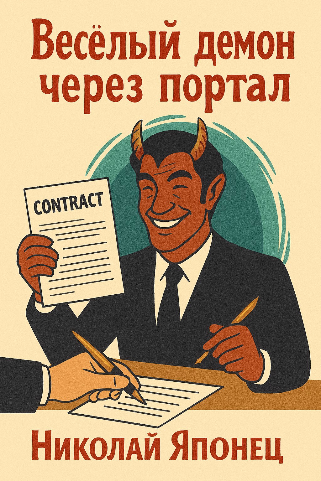 Весёлый демон через портал