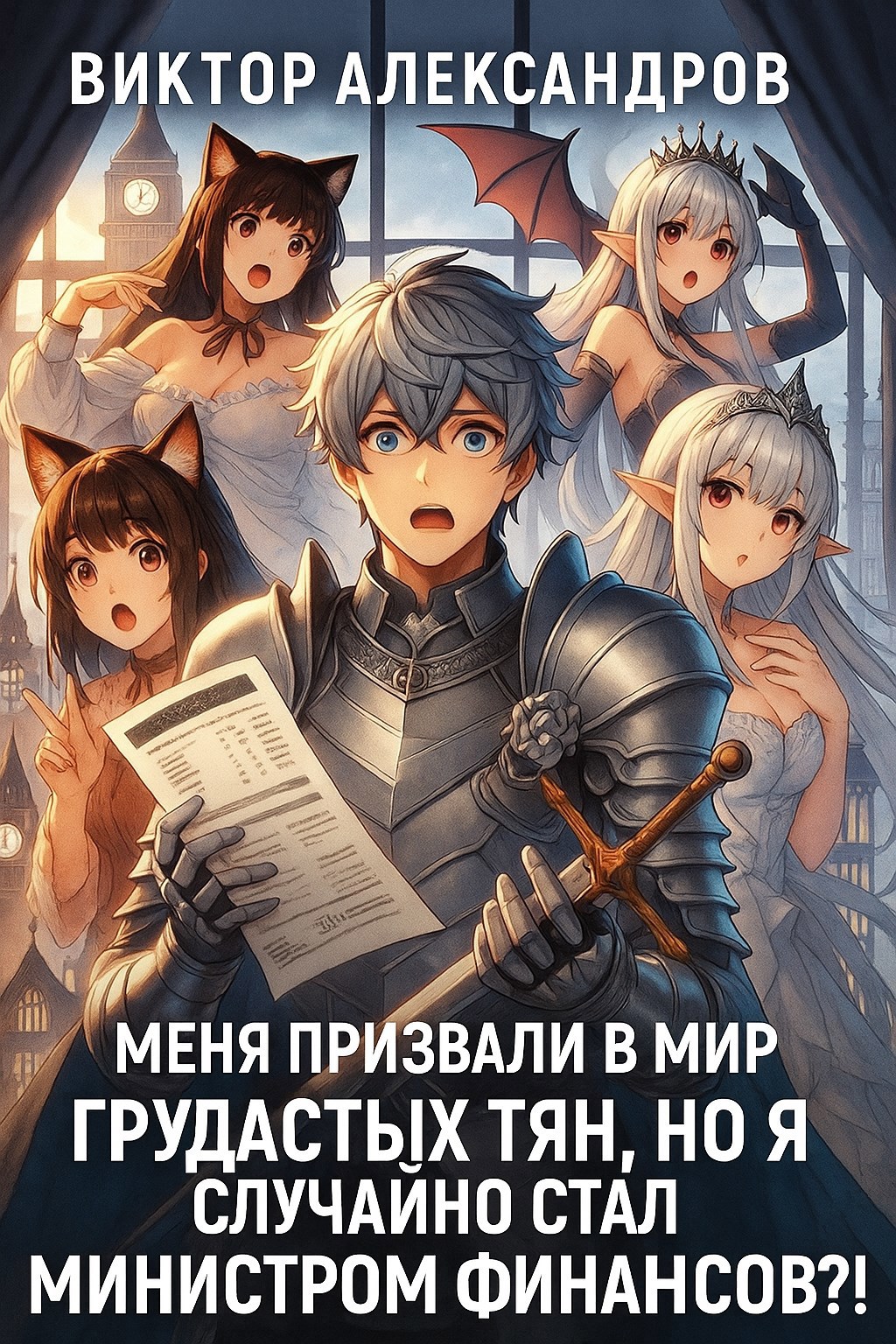 Меня призвали в мир грудастых тян, но я случайно стал министром финансов?!