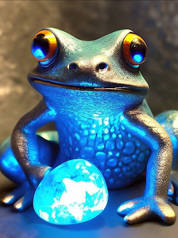 Поистине гениальная лягушка