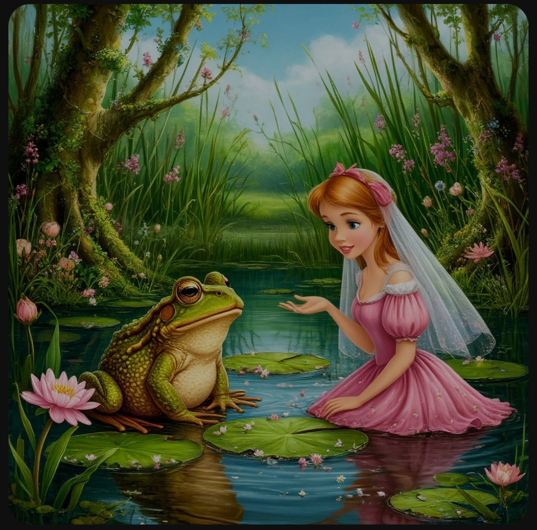 Дюймовочка на болоте