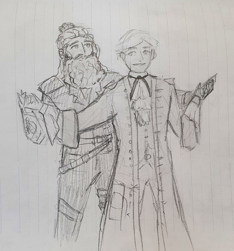 Скетч Маринетт Мортем: &quot;Эд и Стид: дружба на палубе&quot;