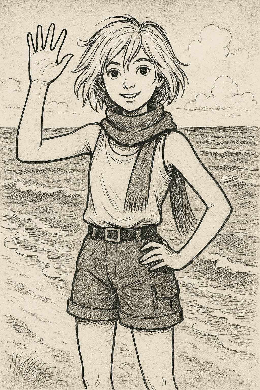 Следы на песке