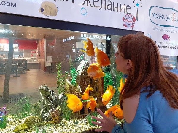 Я поцелую рыбку золотую