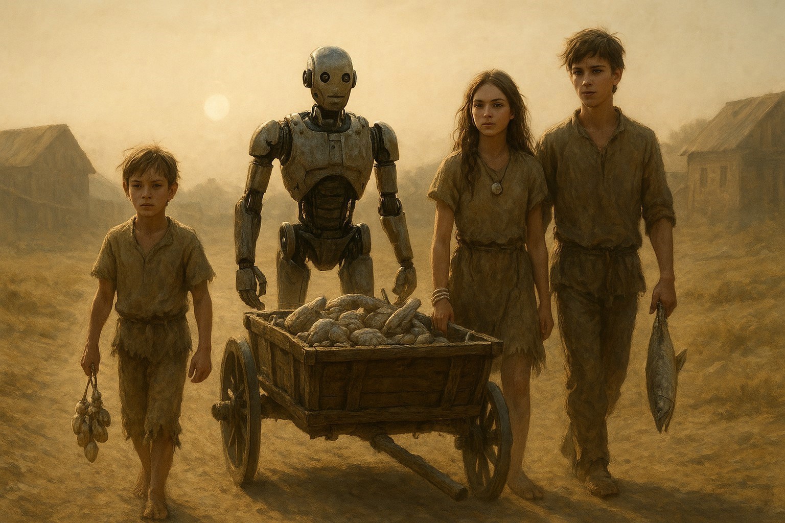 Телега гребешков