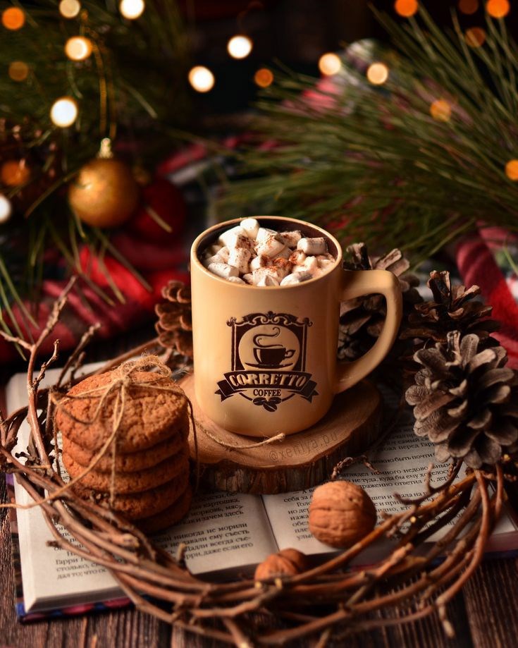 Латте с новогодним настроением