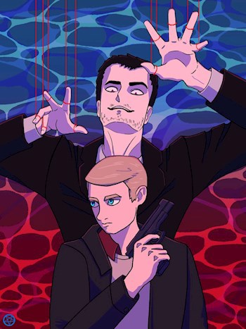 Ватсон VS Мориарти - Картина Маринетт Мортем