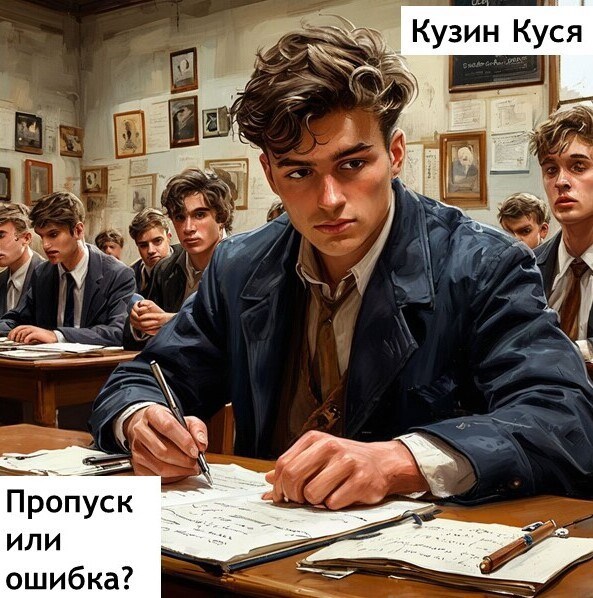 Пропуск или ошибка