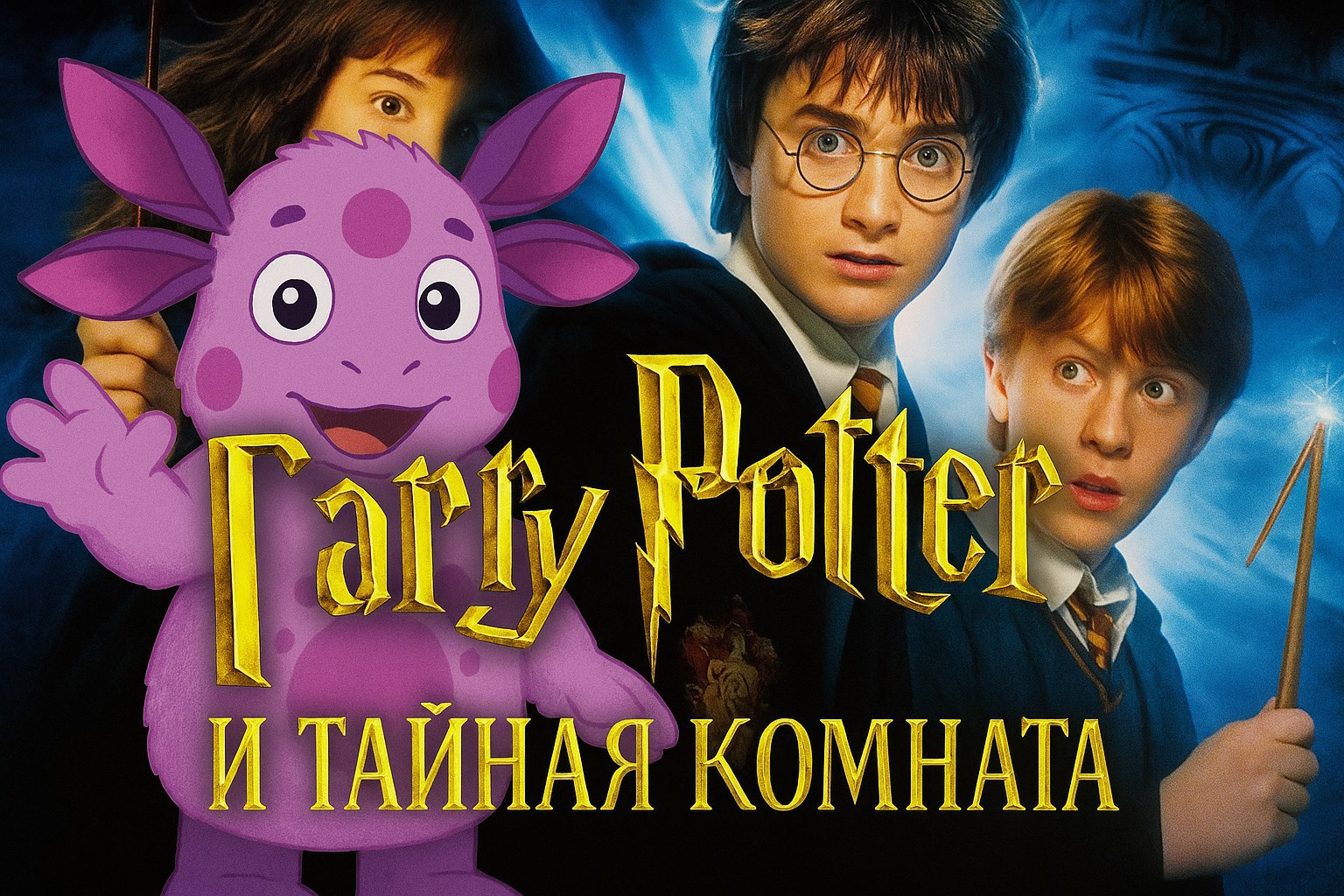 Лунтик в мире Гарри Поттер и Тайная комната