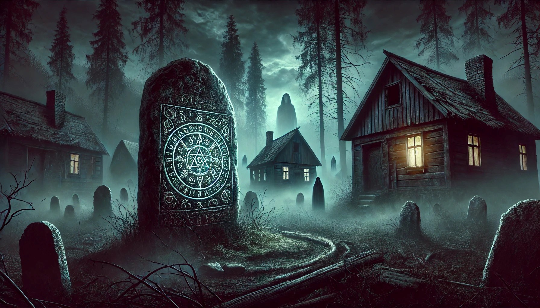 Название Проклятие безмолвной деревни Завязка Группа из четырех друзей молодые исследователи паранормального решает отправиться в заброшенную