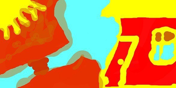 Картина Маринетт Мортем &#171;Яркий дом&#187;