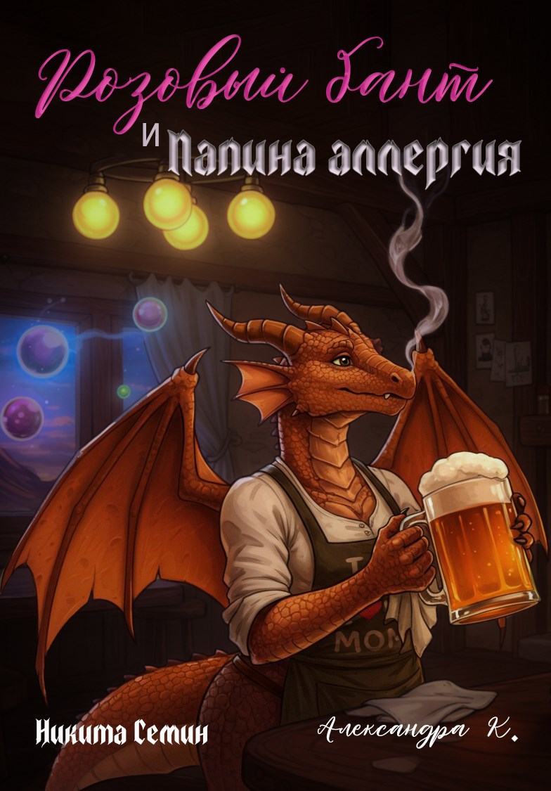 Розовый бант и папина аллергия