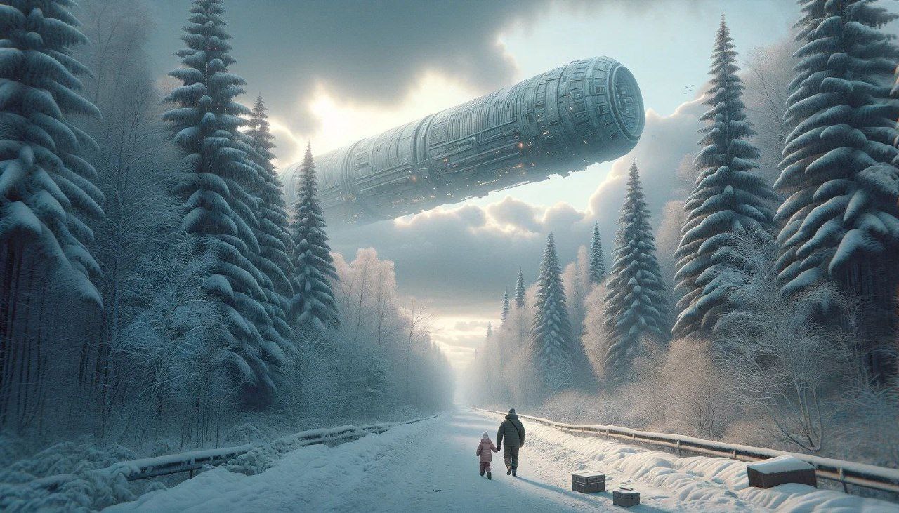 Корабль в небе