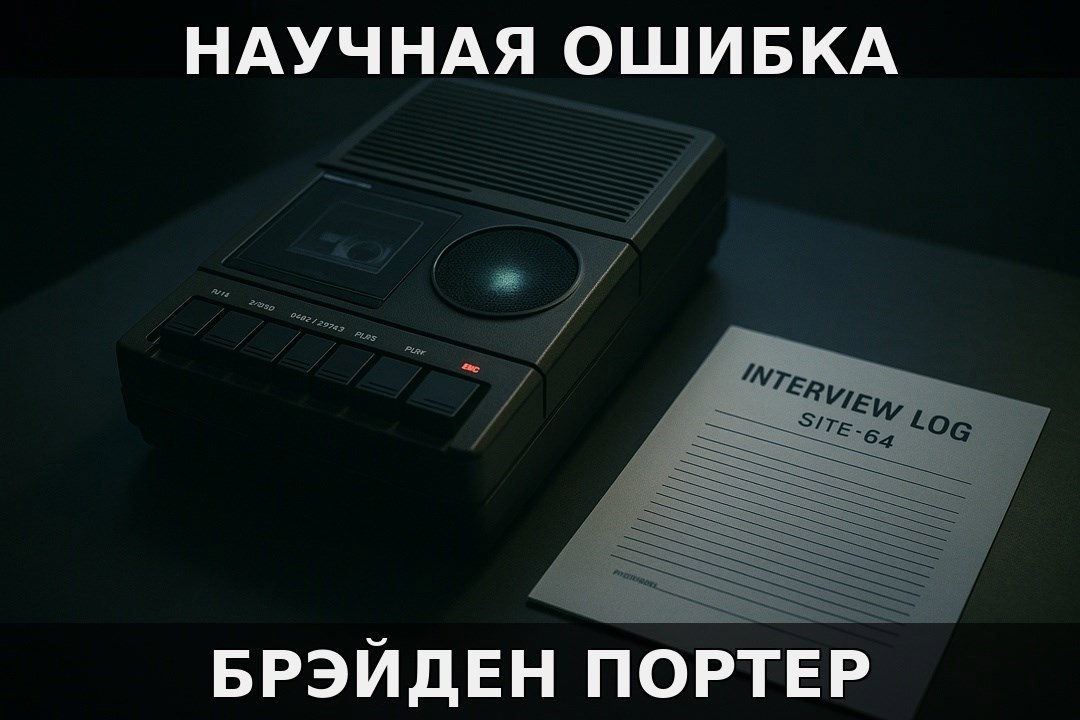 Научная ошибка