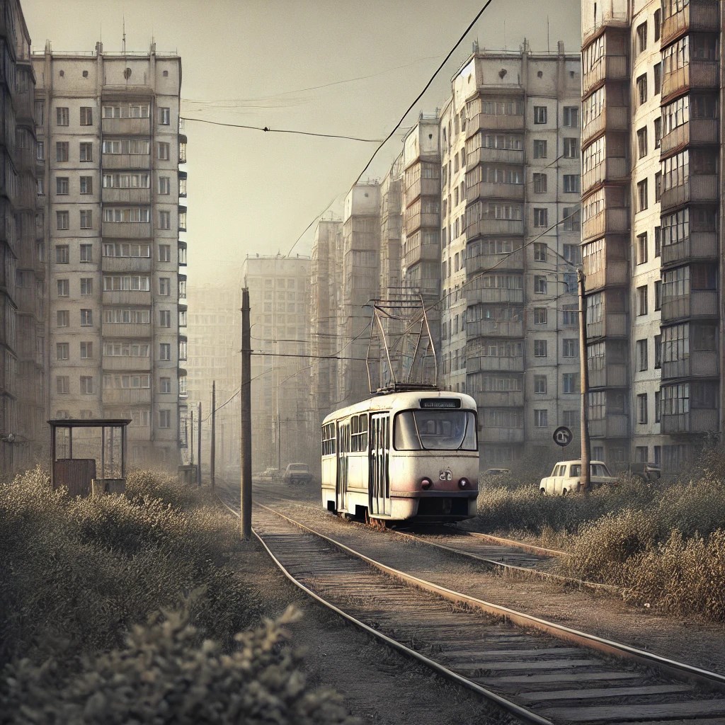 Старый трамвай