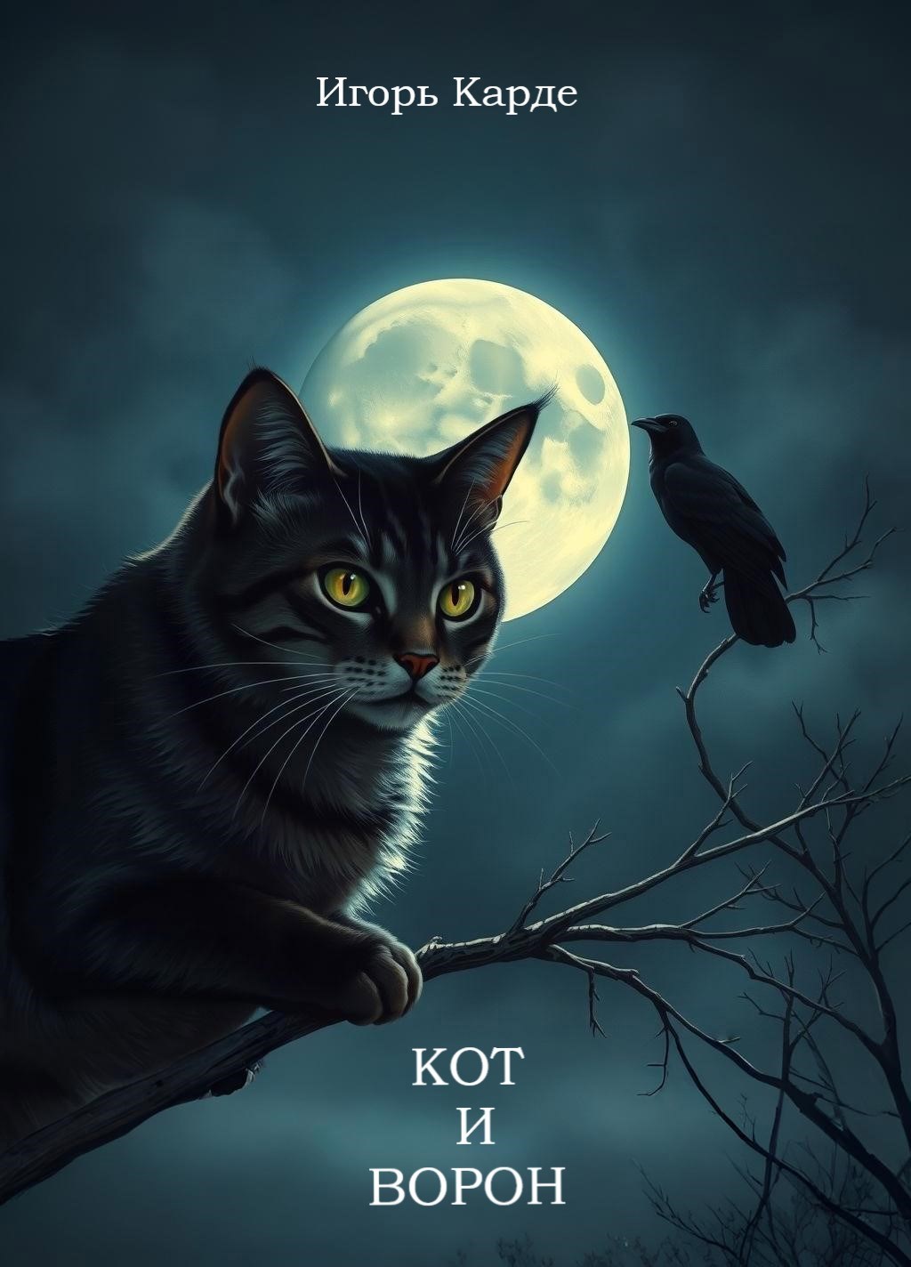Кот и ворон