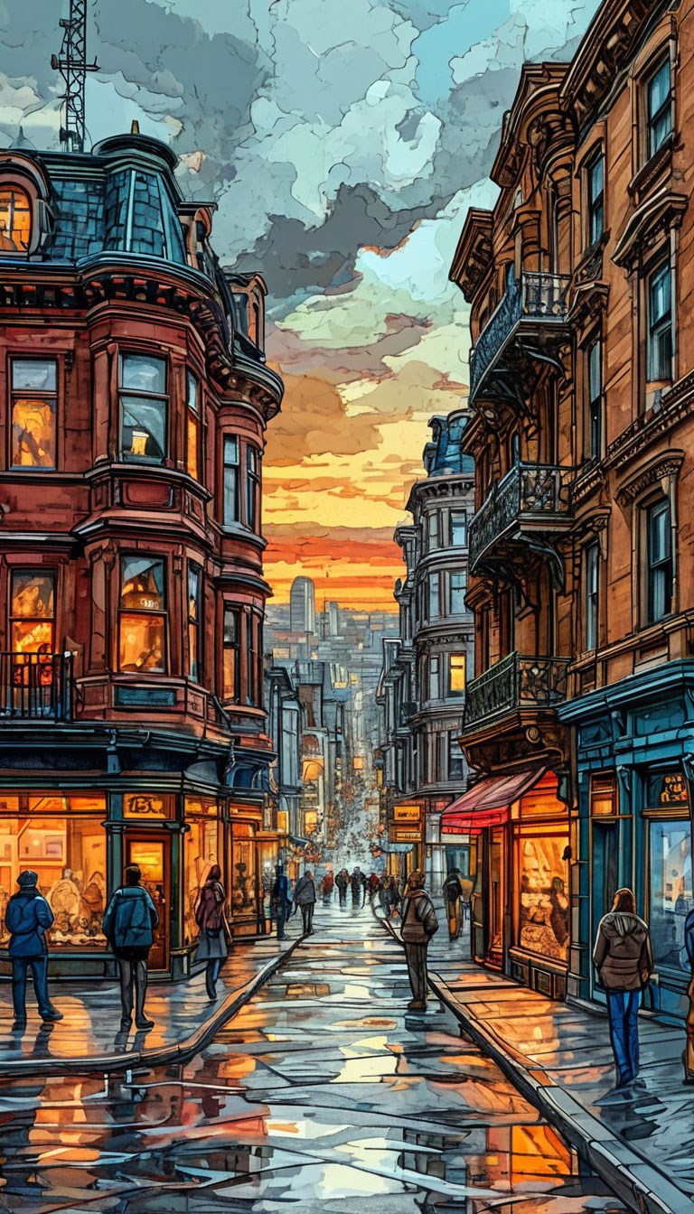 Через дорогу