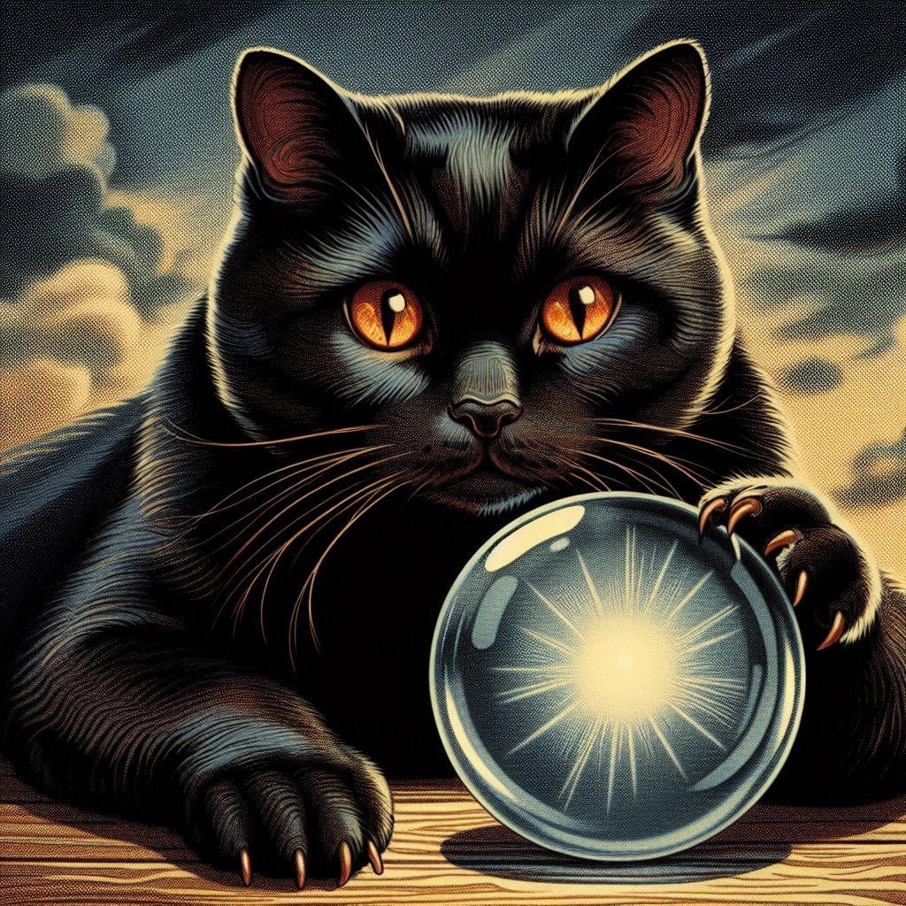 Вангование чёрного кота