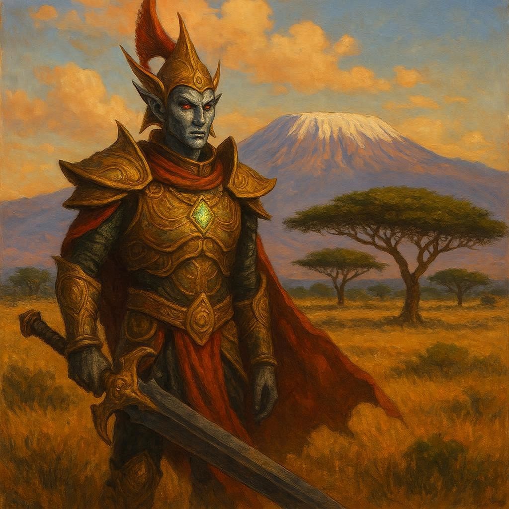 Неревар Индорил Мессия с Вварденфелла в сердце Африки