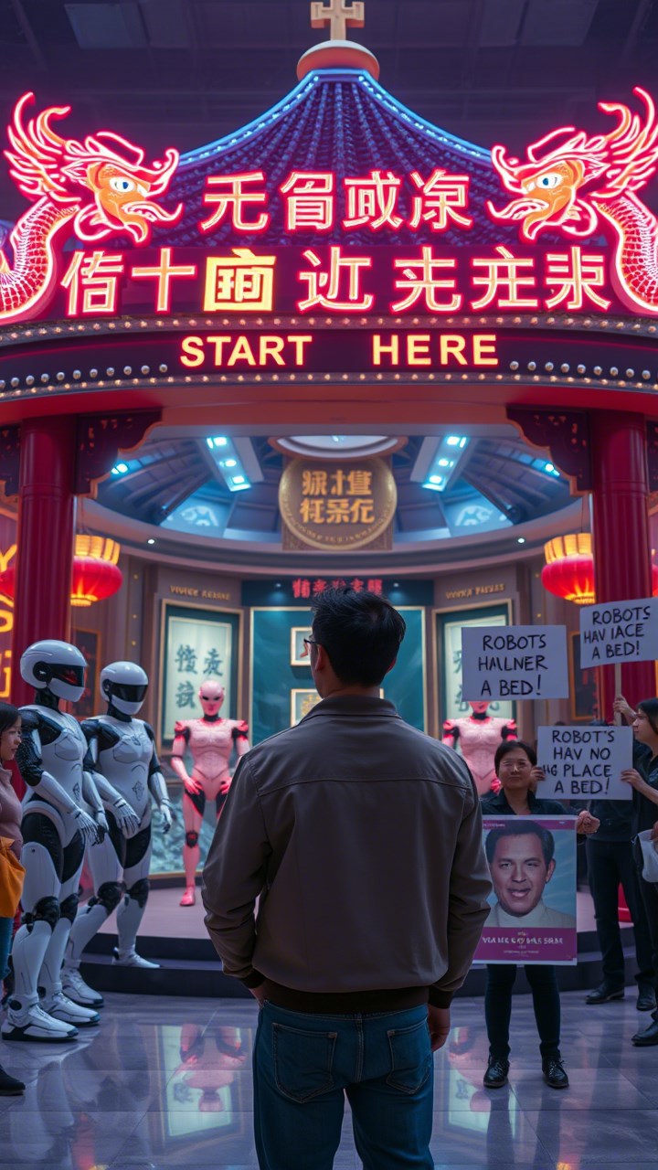 На выставке в Китае