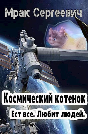 Космический котенок. Ест все. Любит людей