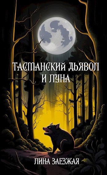 Тасманский дьявол и луна