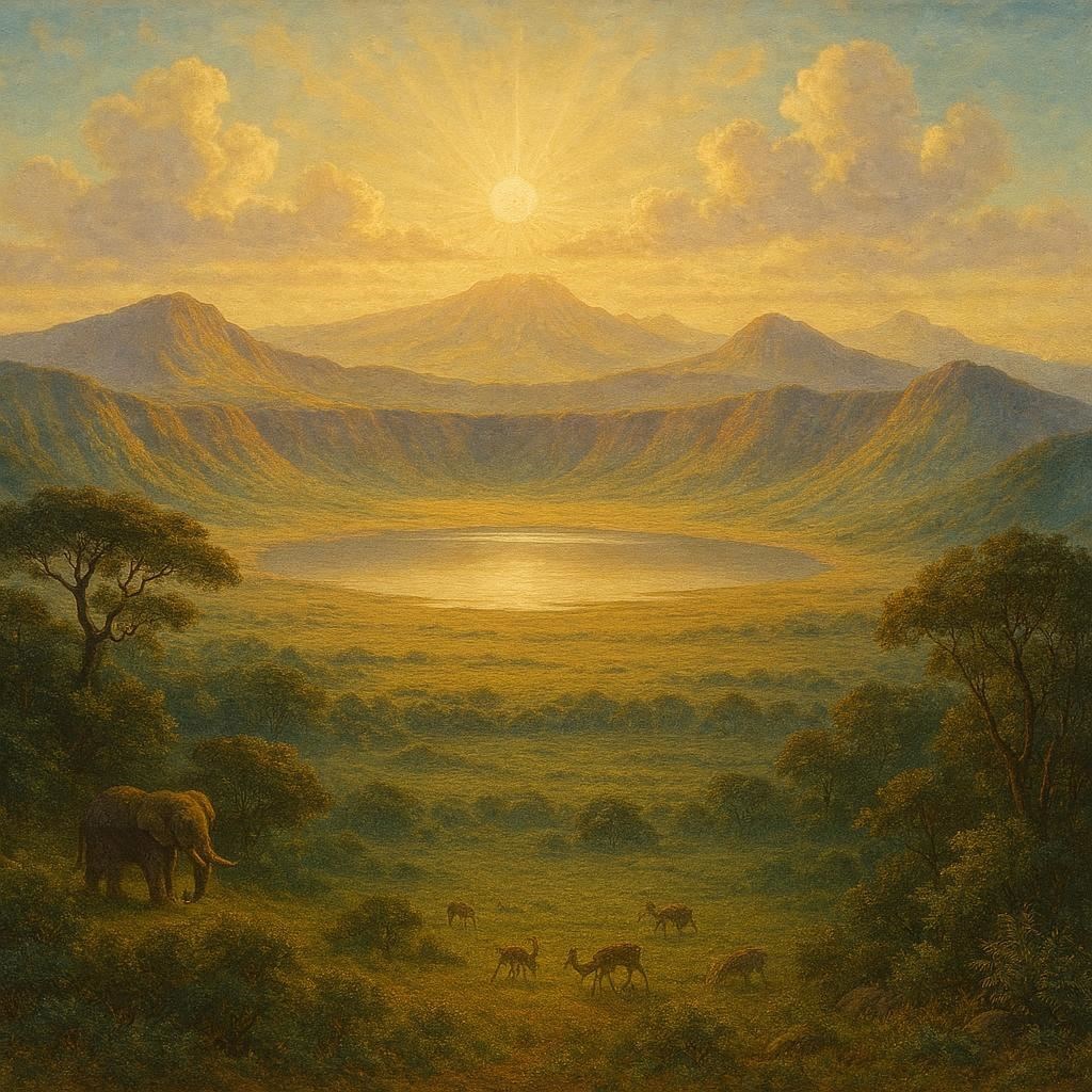 Нгоронгоро Кратер Святилище или Земной Прообраз Рая и Шамбалы