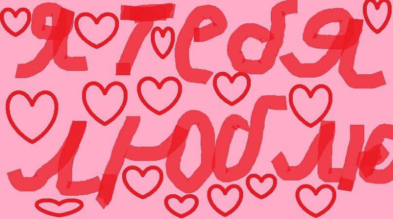 Картина Маринетт Мортем &quot;Я ТЕБЯ ЛЮБЛЮ&quot;