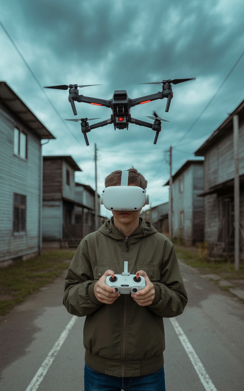 Чип из серых домов