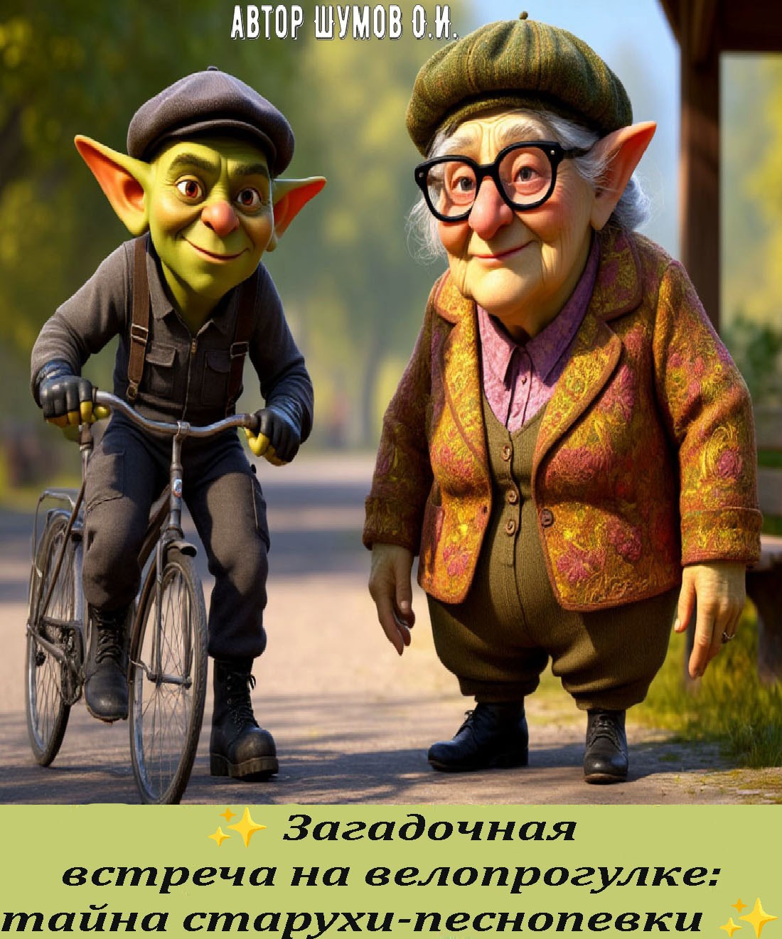 Загадочная встреча на велопрогулке тайна старухи песнопевки