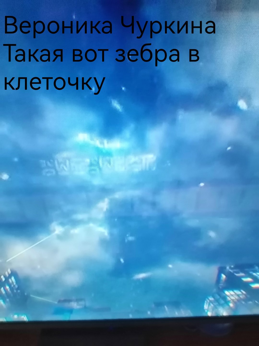 Такая вот зебра в клеточку.