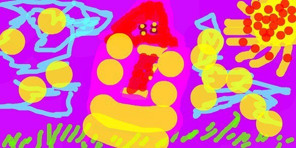 Маринетт Мортем &#171;Яркий дом, солнце и солнечные зайчики&#187;