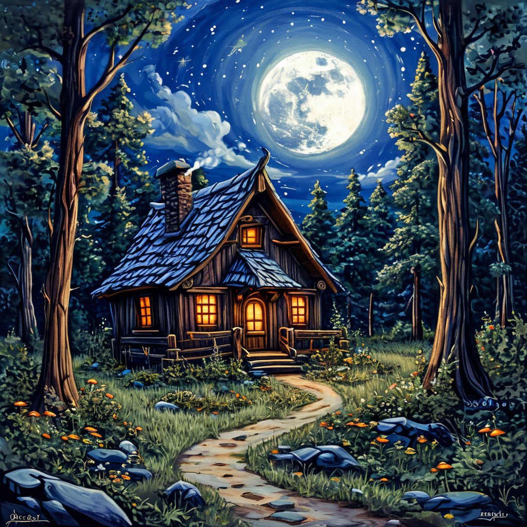 Ночлег в лесном доме