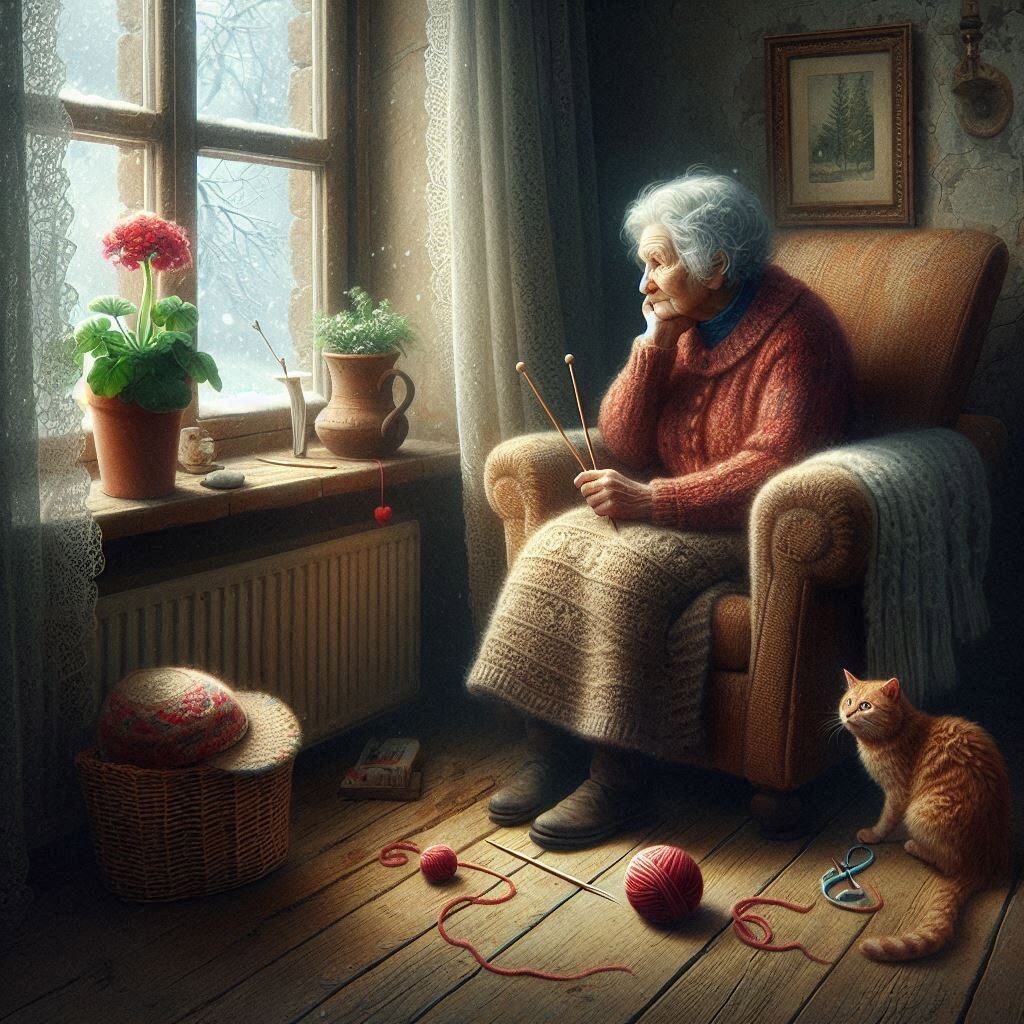 Старушка и Кот