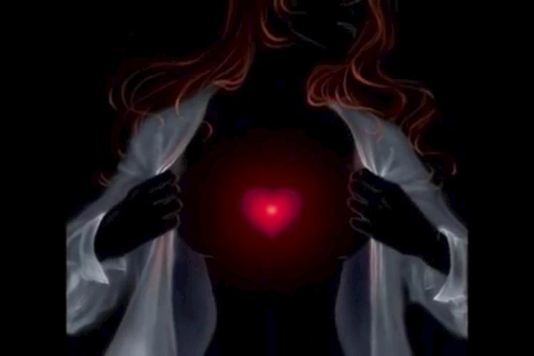 You heart is shining in the darkness