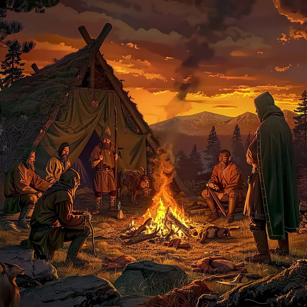 Лагерь охотников (2 Ход)