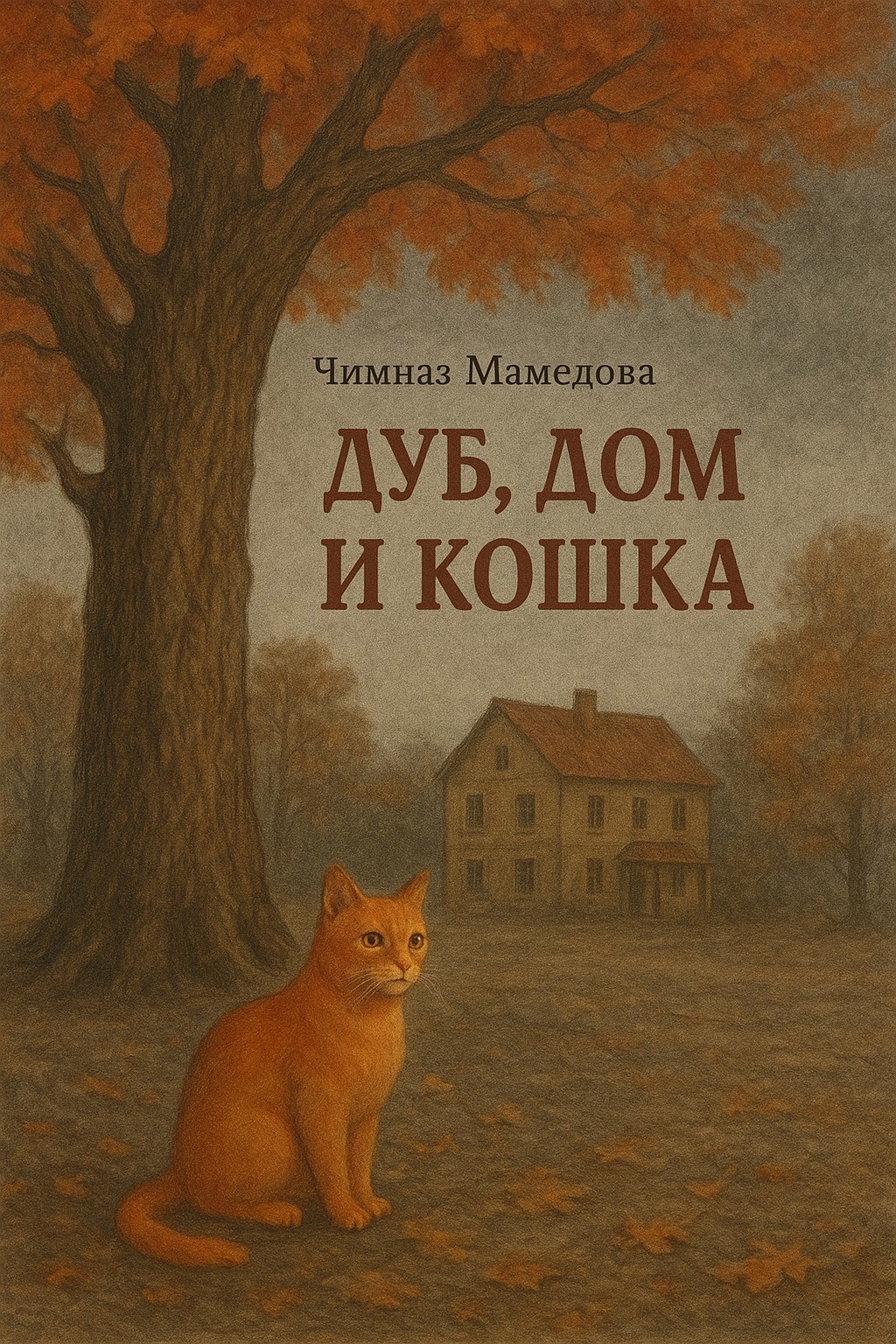 Дуб дом и кошка