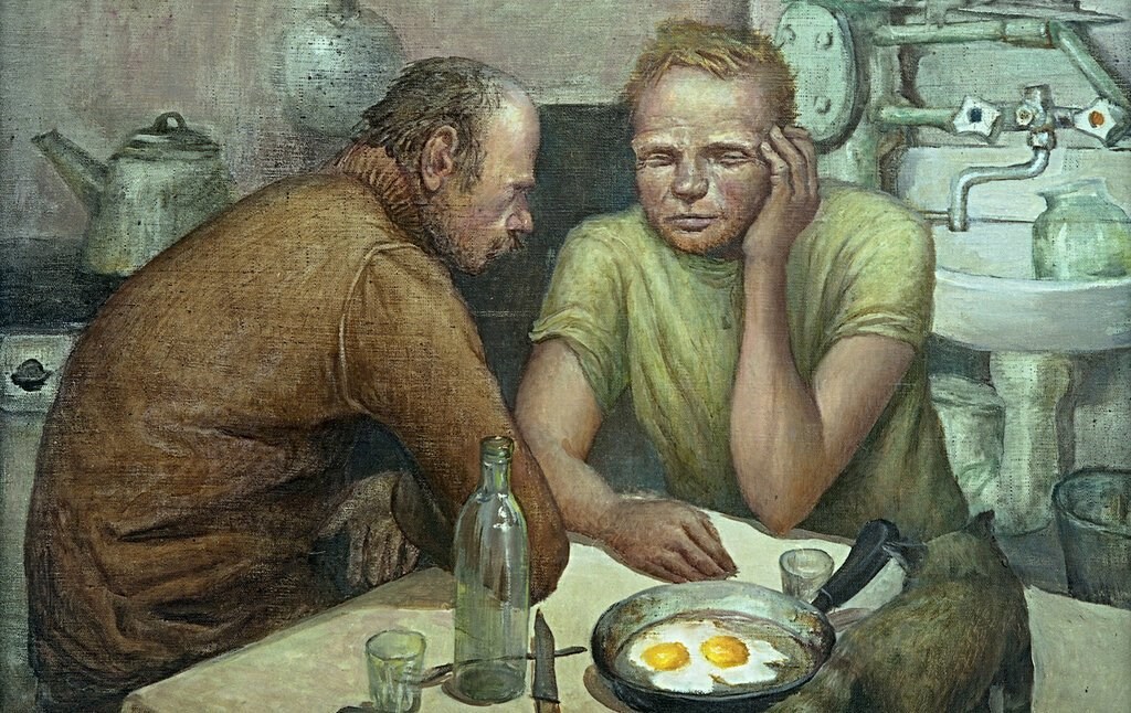 Вечером на кухне. Песня