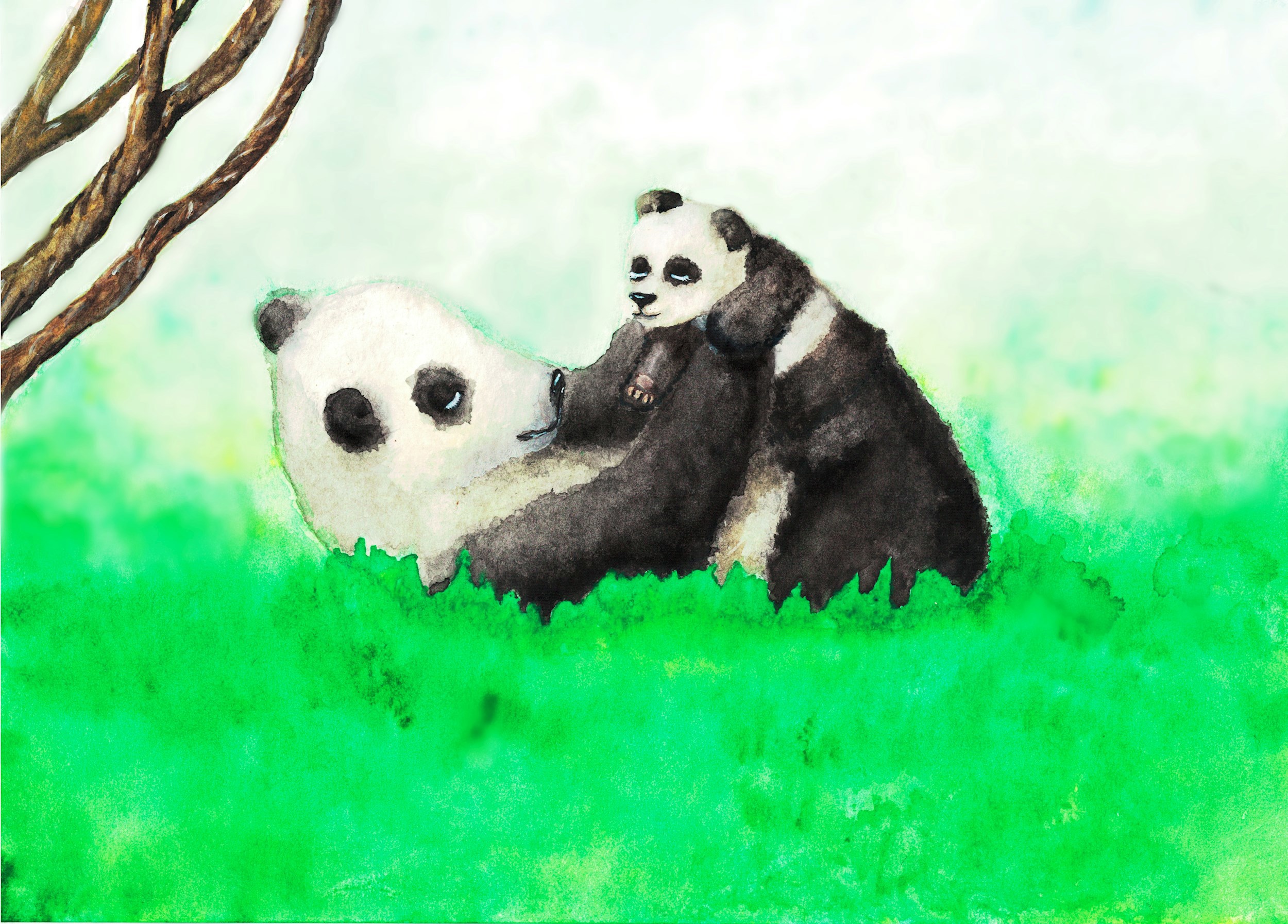 Сказка про Панду и Солнышко