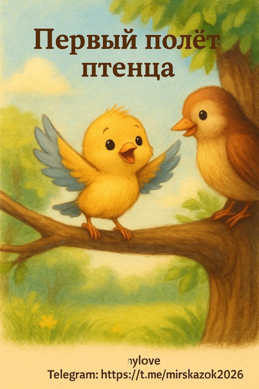 Первый полёт птенца