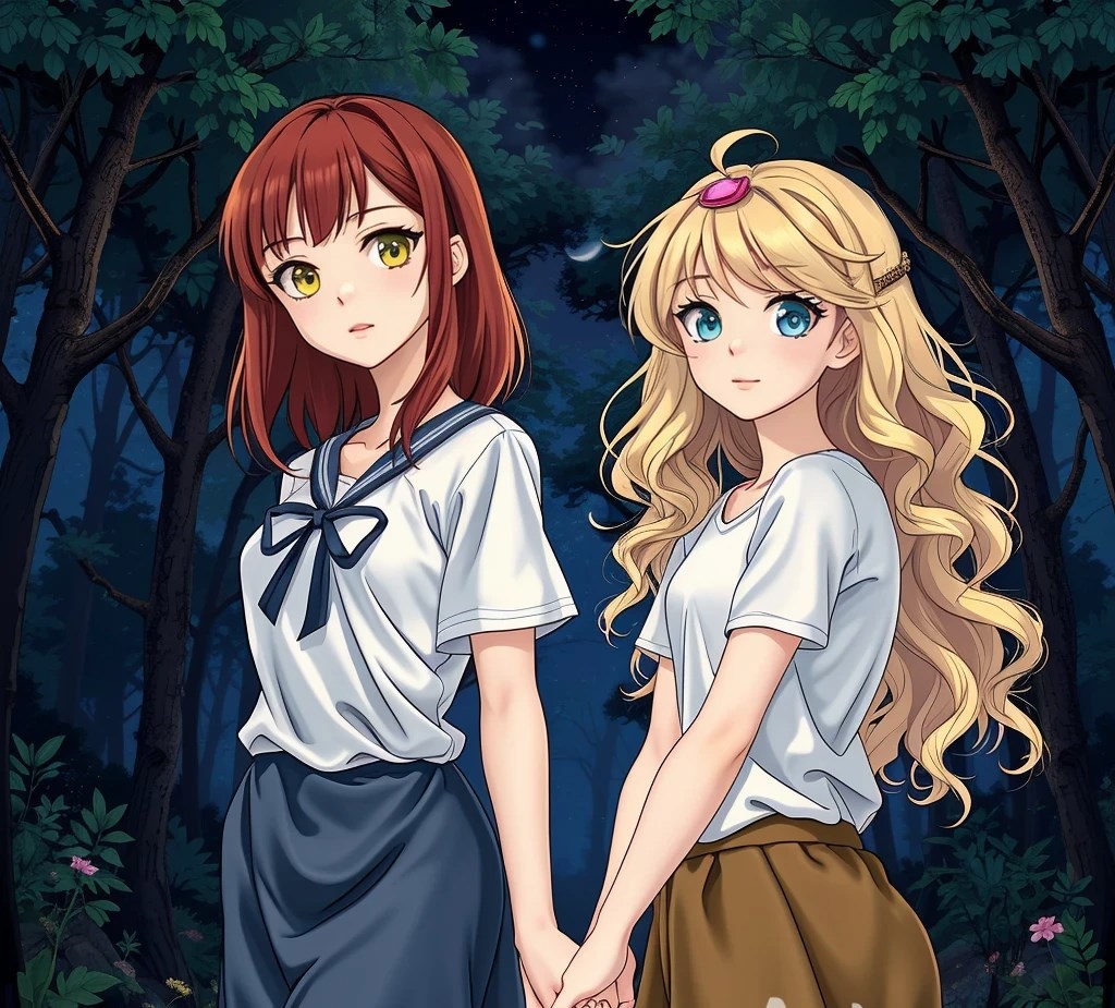 Попала с подругой в мир демонов