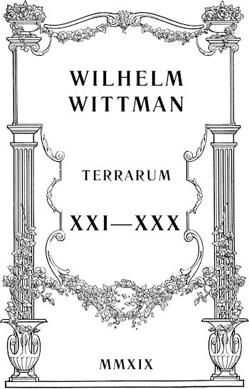 Terrarum. XXI—XXX