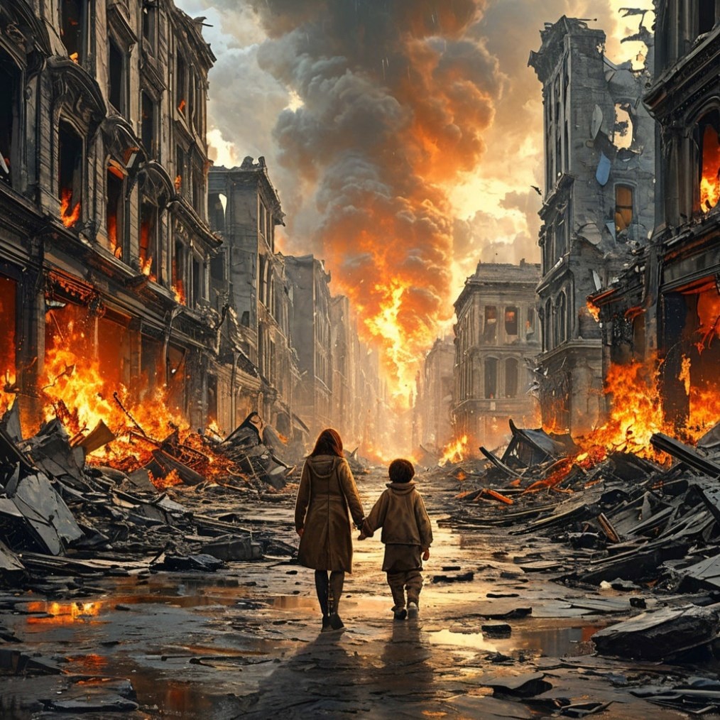 Бегство в огне