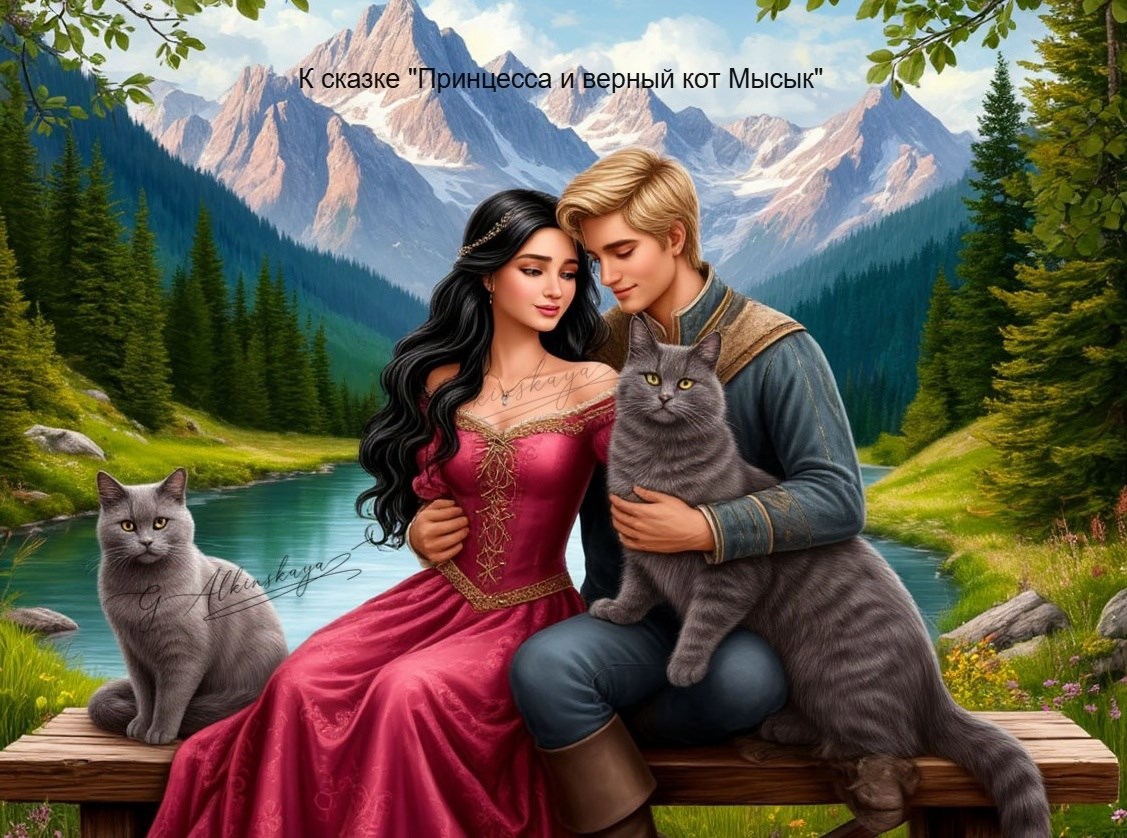 &#173;Принцесса и верный кот Мысык
